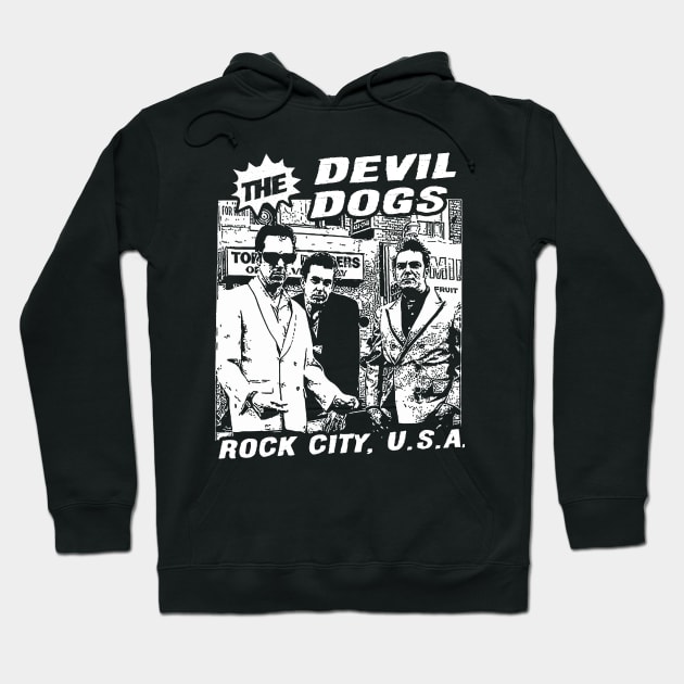 The Devil Dogs - Rock City, USA Hoodie by CosmicAngerDesign